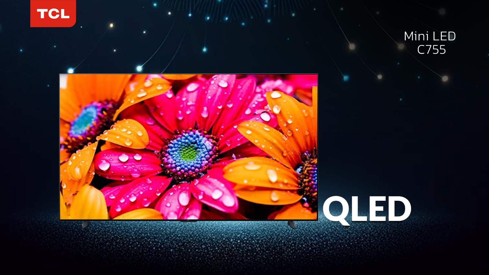 فناوری qled در تلویزیون c755 تی سی ال