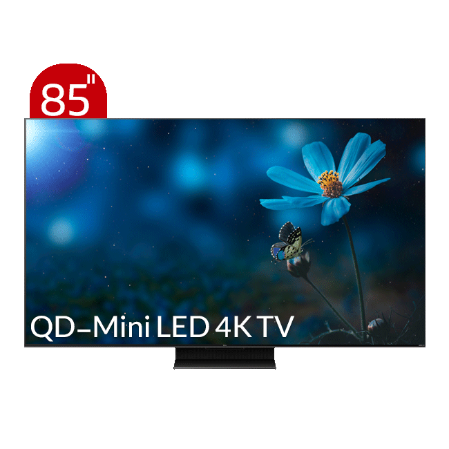 تلویزیون هوشمند QD-MINI LED 4K TV تی سی ال مدل C755 سایز 85 اینچ