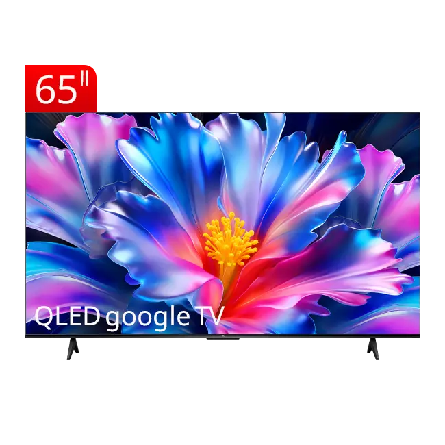 تلویزیون QLED 4K UHD هوشمند تیسیال مدل T69D سایز 65 اینچ از روبرو